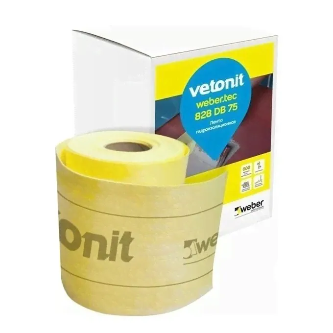 Монтажная лента Weber-Vetonit Tec AquaBand 828 гидроизоляционная эластичная 10 м-0