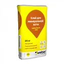 Клеевая смесь Vetonit weber.therm MW для монтажа минеральной ваты, 25кг