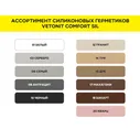 Купить Vetonit Comfort Sil Цветной силиконовый герметик 08 антрацит, 280 мл (Ветонит комфорт сил) по доступной цене в Самаре