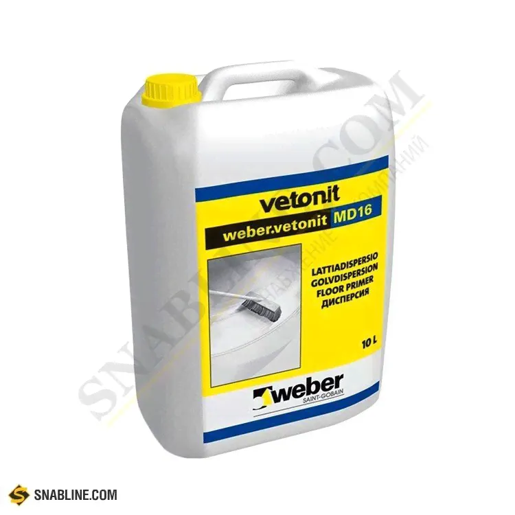 Дисперсия WEBER VETONIT МД16 для пола бесцветный