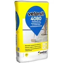 Универсальный наливной пол weber.vetonit 4080